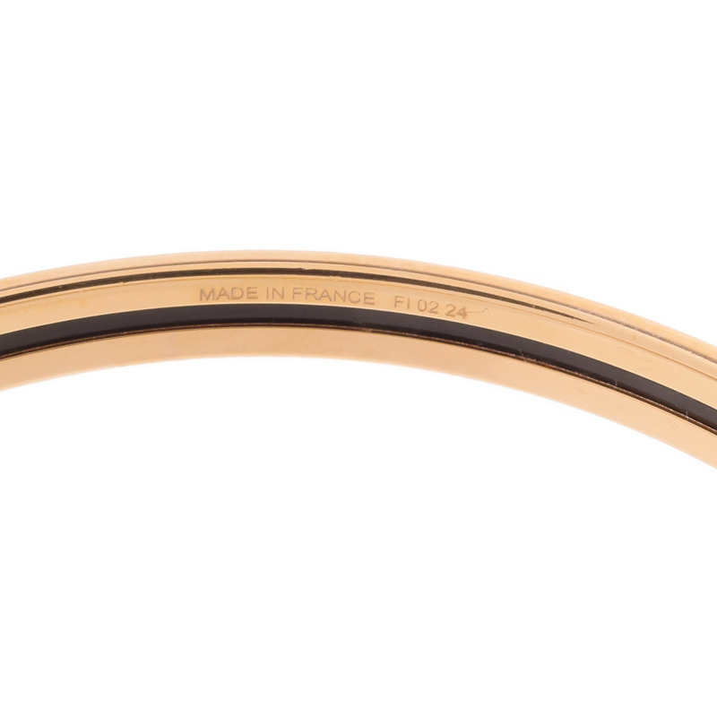 HERMES 金屬/琺瑯Tresse de Coeur Bangle手鐲Faubourg-4