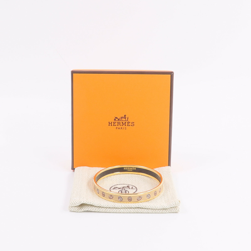 HERMES 金屬/琺瑯Funny Ice Cream Bangle手鐲Faubourg-6