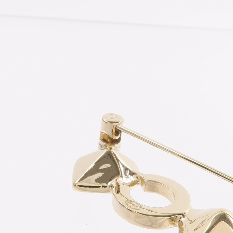 CHANEL 金屬CoCo Brooch胸針-5