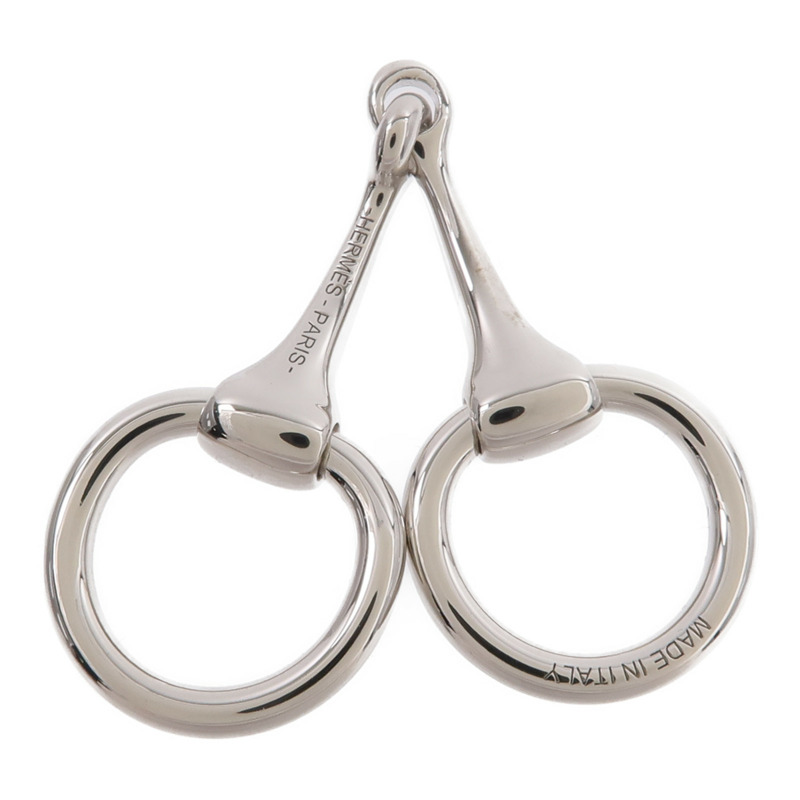 HERMES 金屬Mini Mors Twilly Ring絲巾扣-3