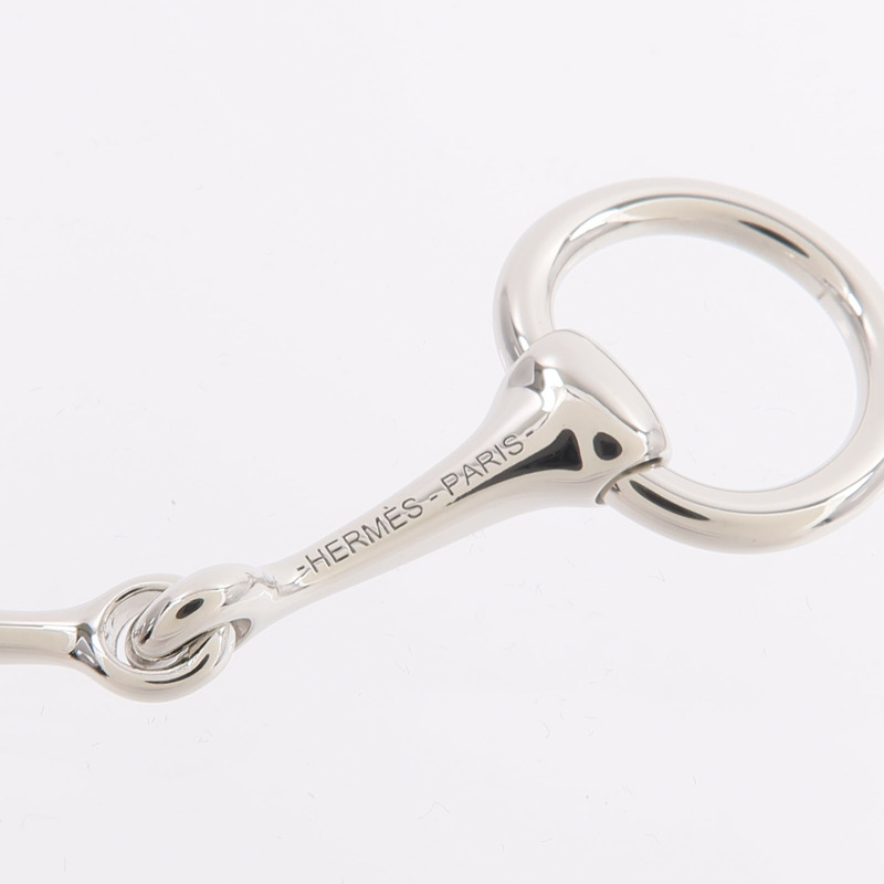 HERMES 金屬Mini Mors Twilly Ring絲巾扣-5