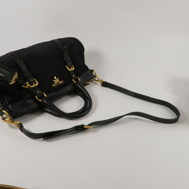PRADA 尼龍2 Way Shoulder手挽肩背兩用袋-9