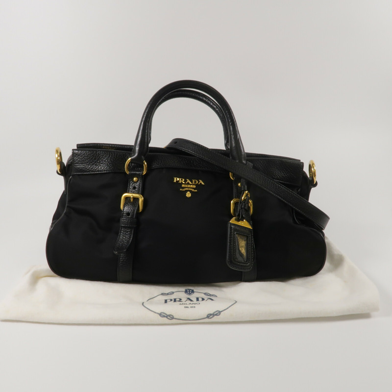 PRADA 尼龍2 Way Shoulder手挽肩背兩用袋-10
