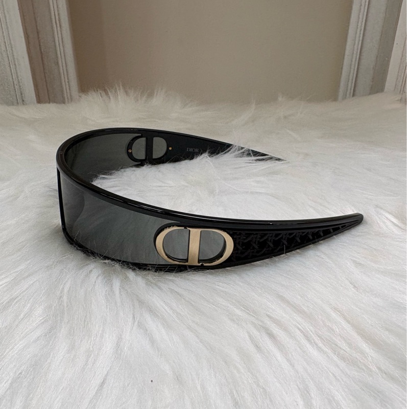 Dior迪奧 VeryDior M1U黑色一片式墨鏡髮箍-4