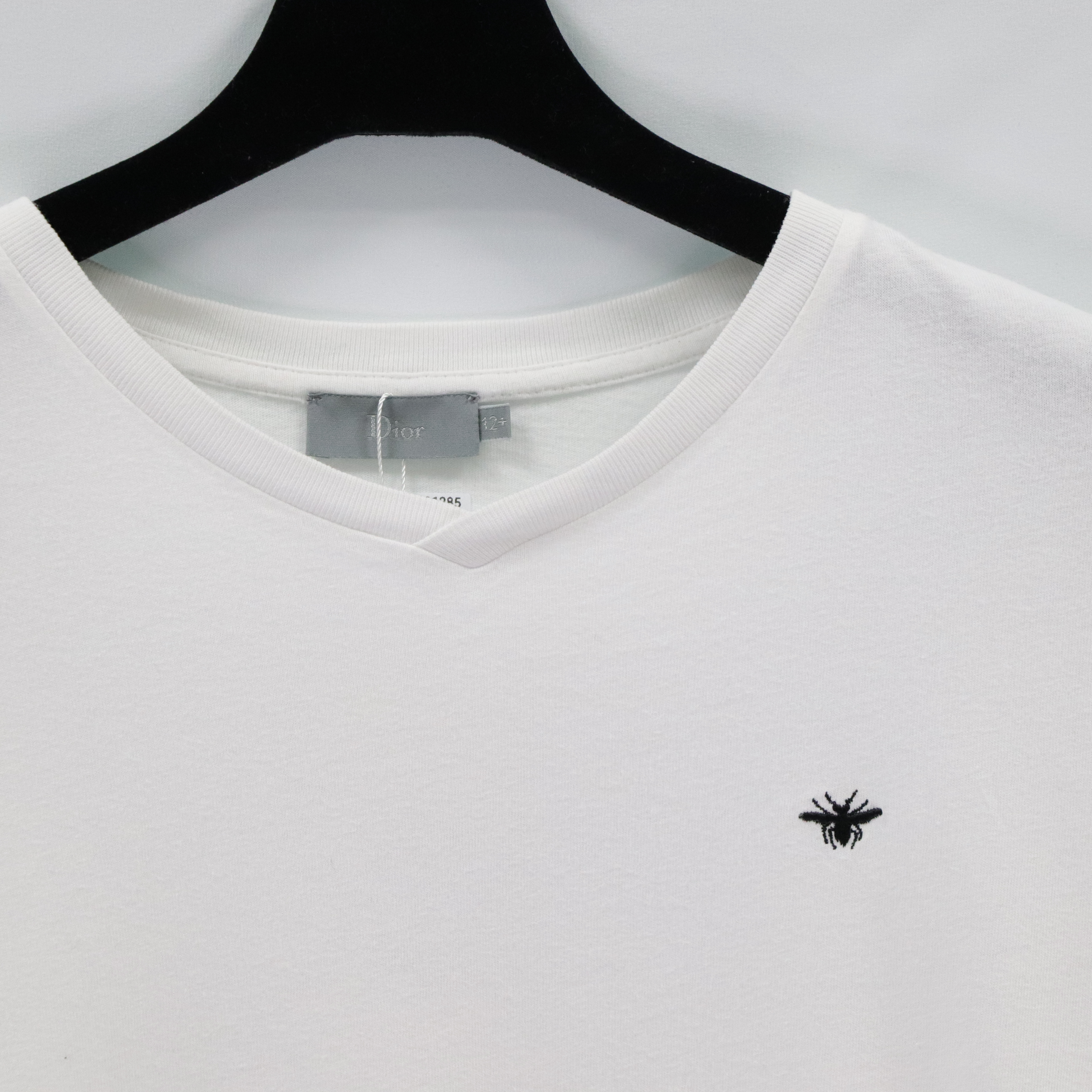 Dior 迪奧 童裝 白色 純棉 蜜蜂刺繡 短袖上衣-1