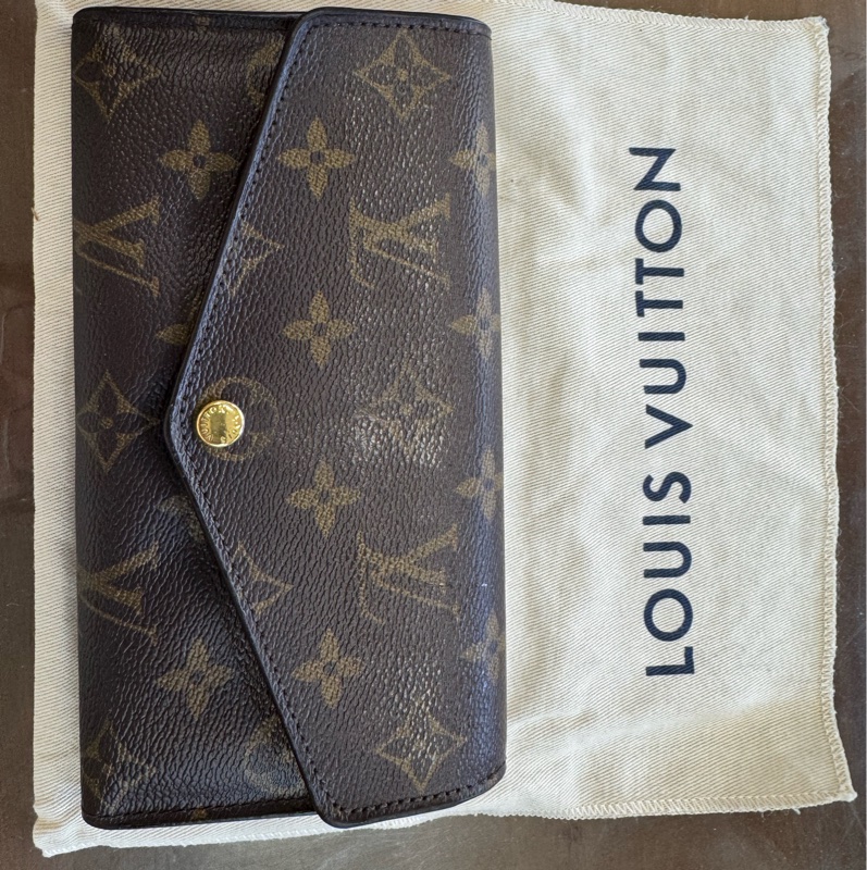 LV Monogram老花帆布長夾-5
