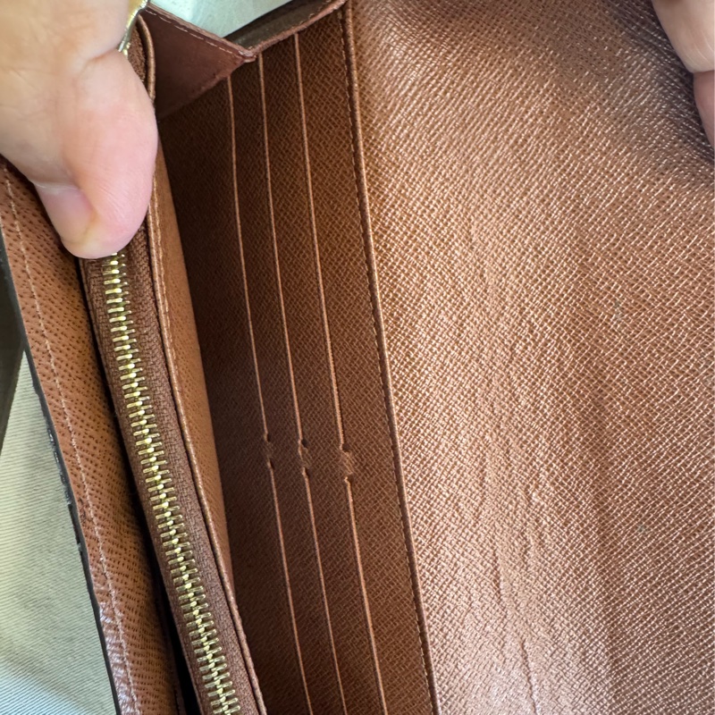 LV Monogram老花帆布長夾-8