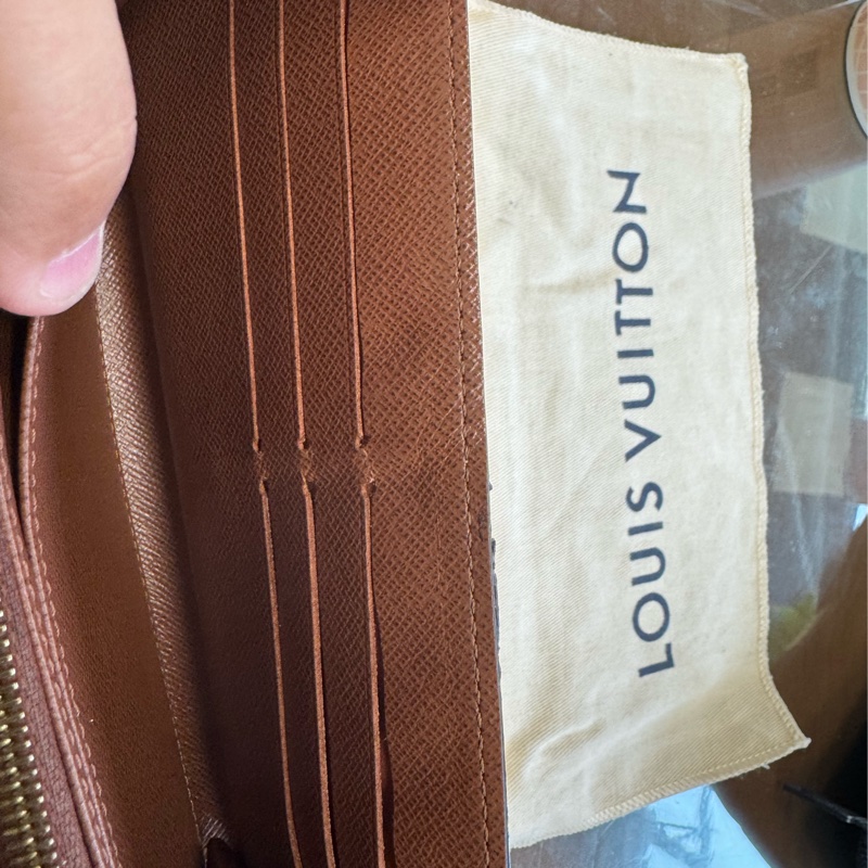 LV Monogram老花帆布長夾-9
