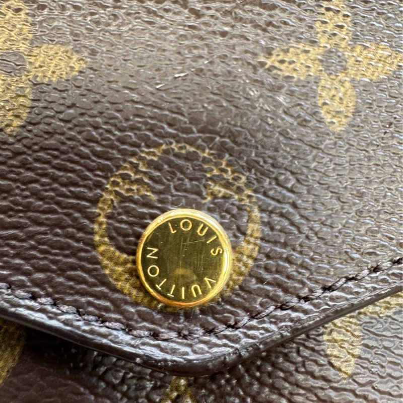 LV Monogram老花帆布長夾-10