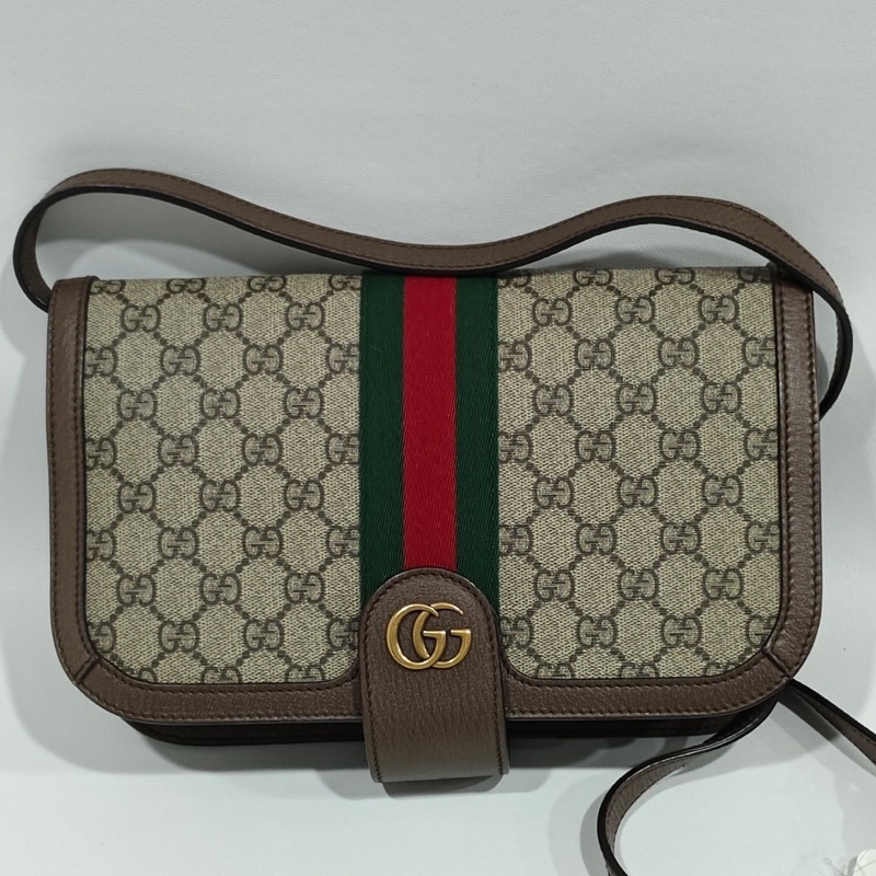 GUCCI古馳ophidia三層風琴包二合一斜挎包-0