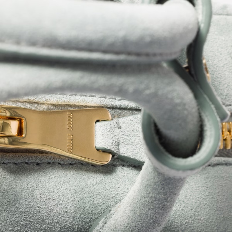 Miu Miu 女士 Arcadie 加墊絨面革手提包均碼碼常規、22cm*7.5cm*10.5cm-4