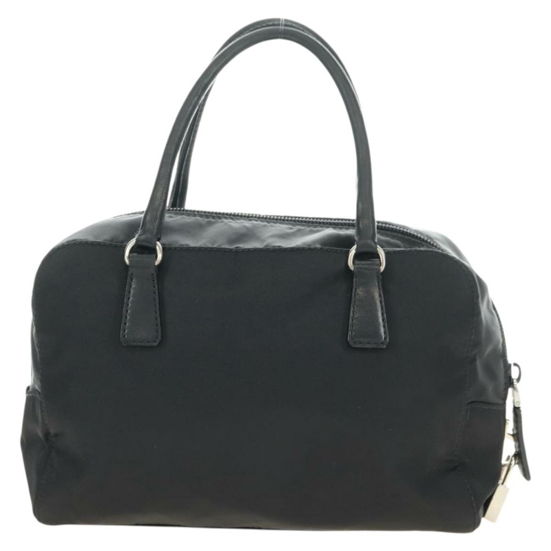 【日本直送】PRADA 尼龍手提包 黑色 銀色 正品 ki6652SM-1
