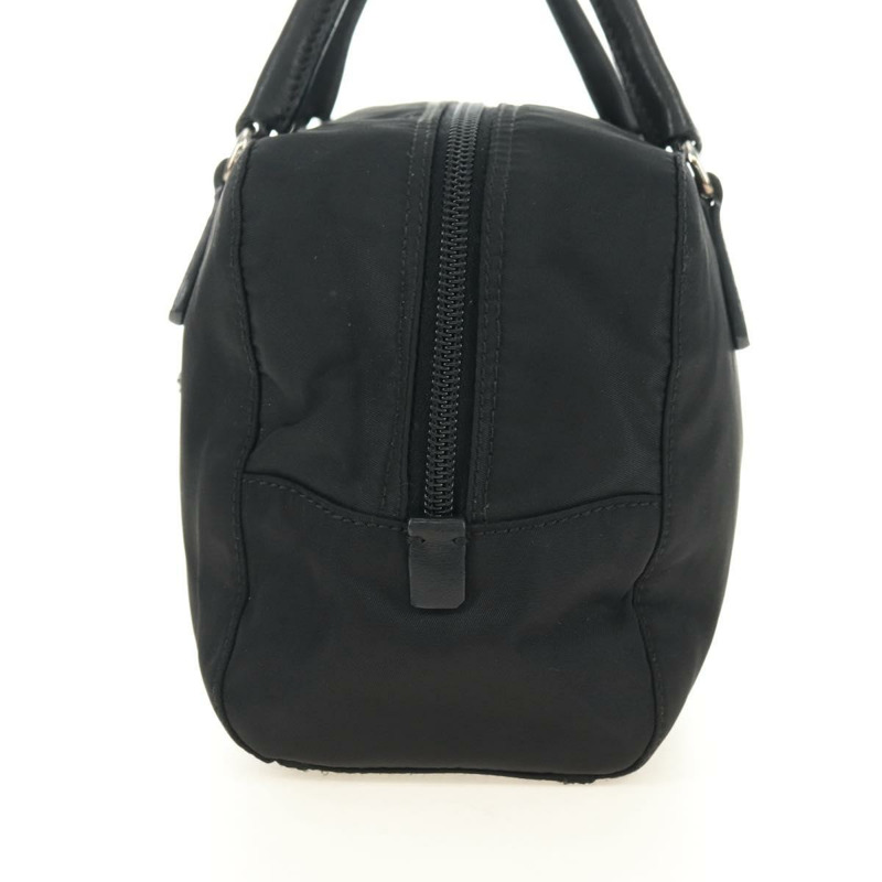 【日本直送】PRADA 尼龍手提包 黑色 銀色 正品 ki6652SM-2