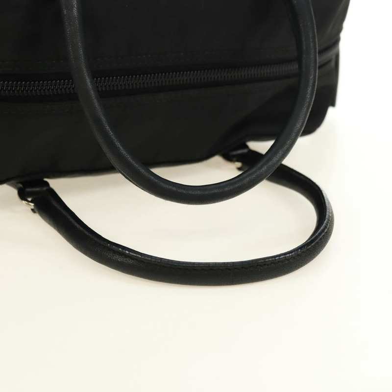 【日本直送】PRADA 尼龍手提包 黑色 銀色 正品 ki6652SM-6