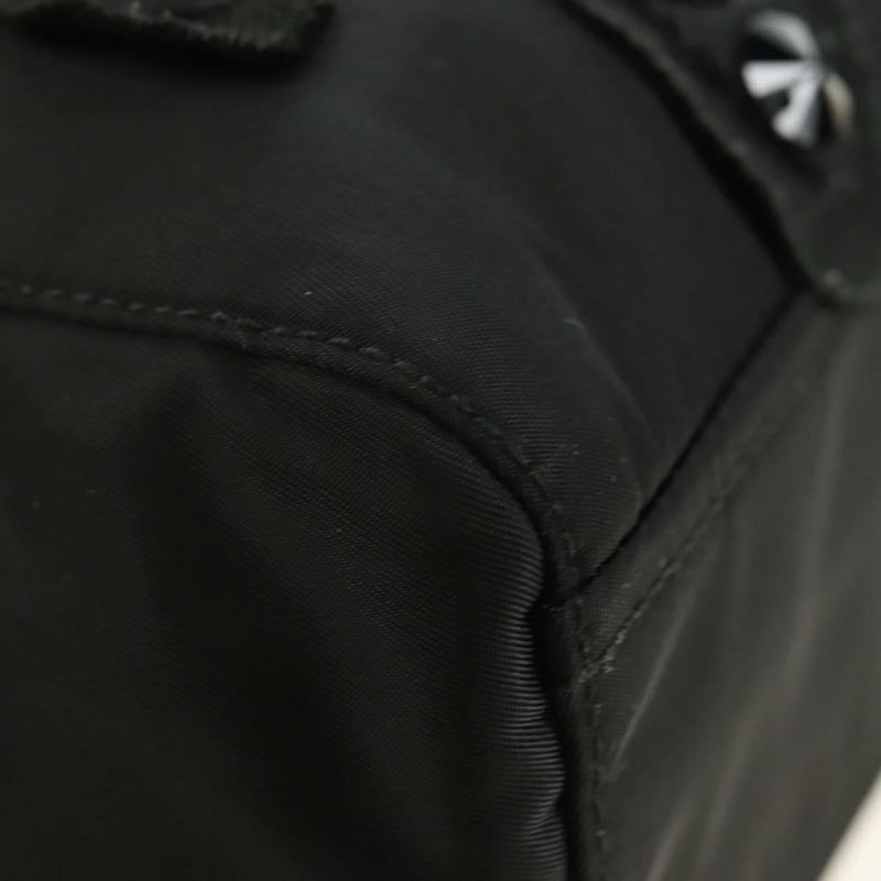 【日本直送】PRADA 尼龍手提包 黑色 銀色 正品 ki6652SM-8