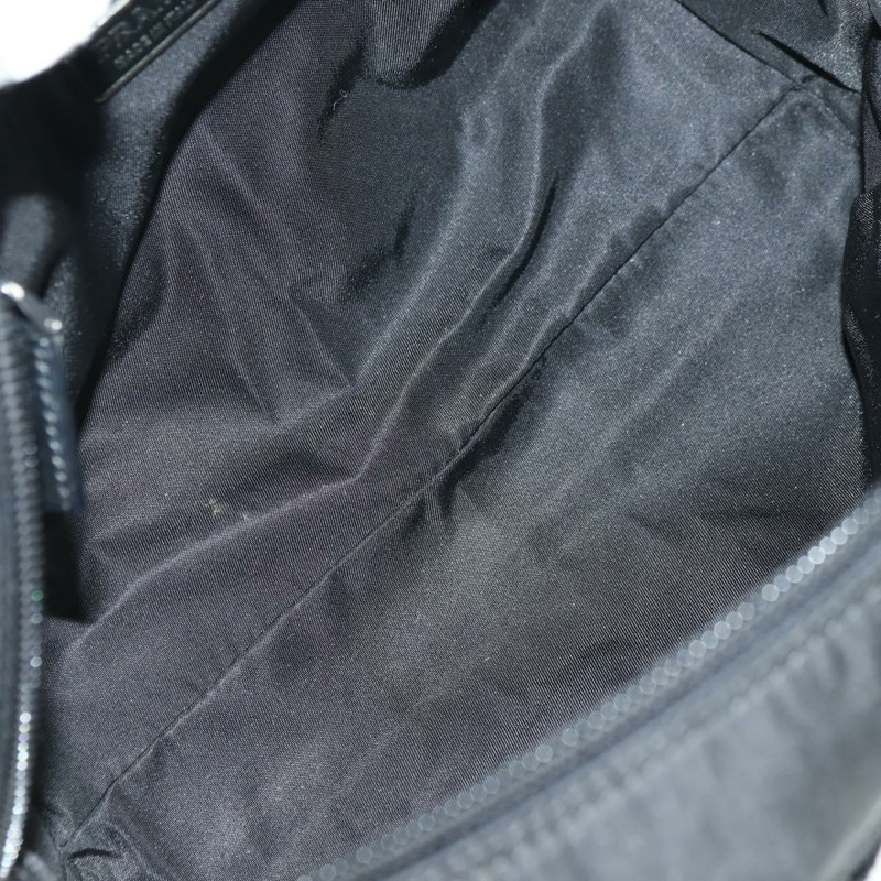 【日本直送】PRADA 尼龍手提包 黑色 銀色 正品 ki6652SM-10