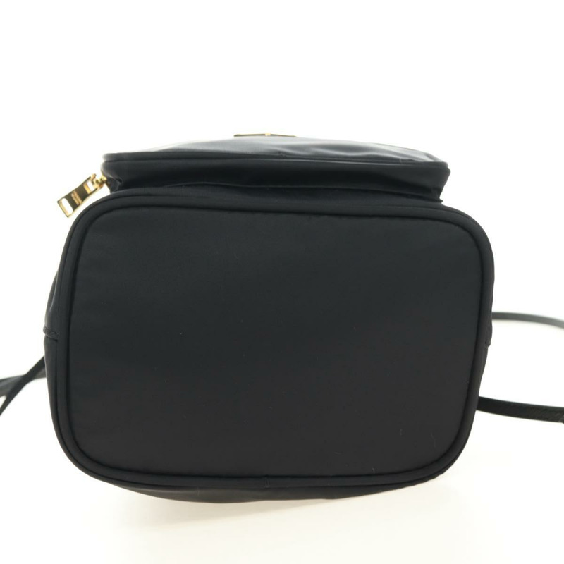 【日本直送】PRADA 尼龍雙肩包 黑色 金色 正品 181530SM-4