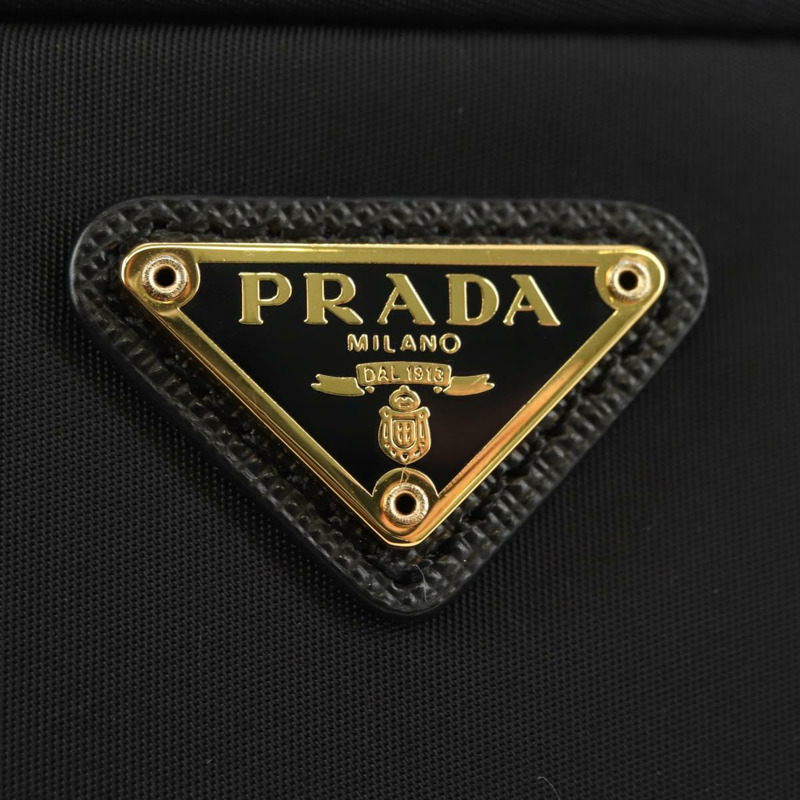 【日本直送】PRADA 尼龍雙肩包 黑色 金色 正品 181530SM-21