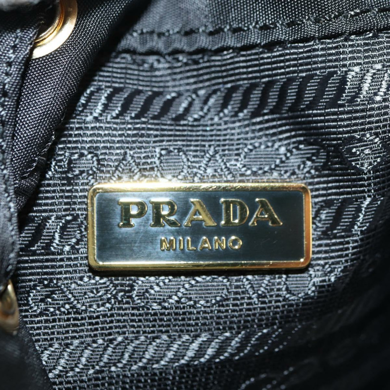 【日本直送】PRADA 尼龍雙肩包 黑色 金色 正品 181530SM-24