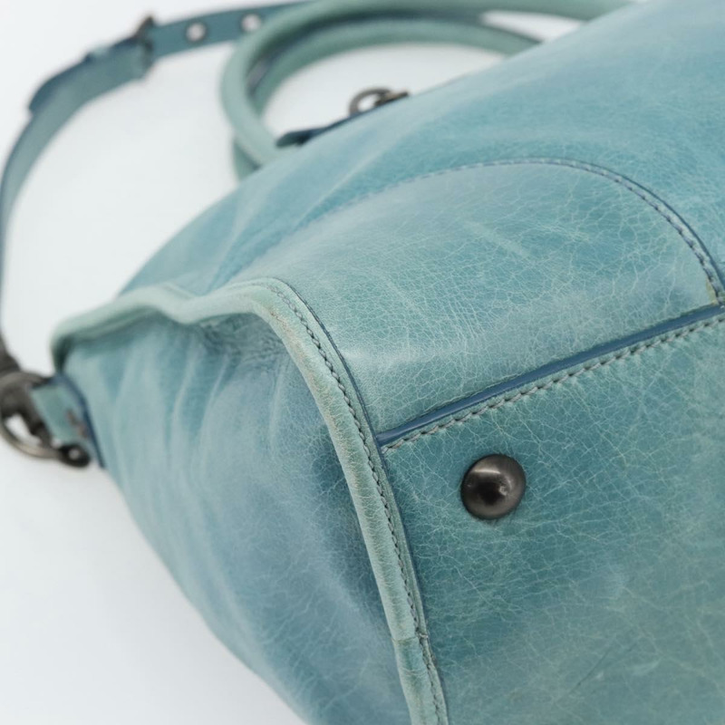 【日本直送】Miu Miu 手提包 皮革 兩用 綠色 正品 178911SAM-15