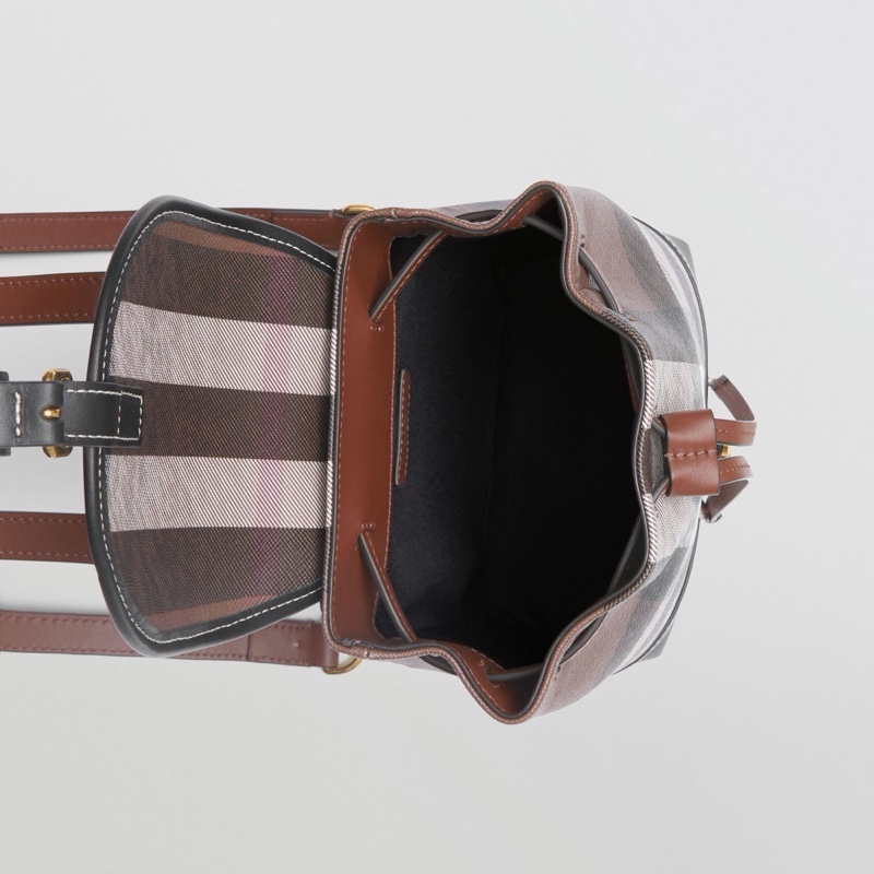 Burberry 女士 格紋微型雙肩包均碼碼常規、16cm*8cm*18.5cm-5