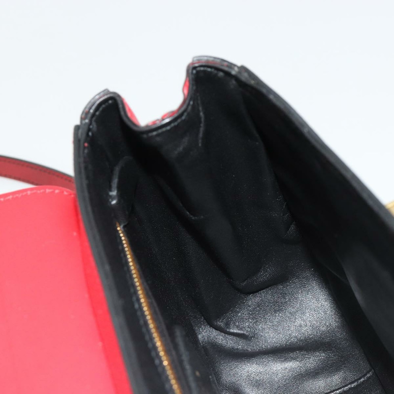 【日本直送】PRADA 手提包 Safiano 皮革 2way 紅色金色 Auth 181893V-23