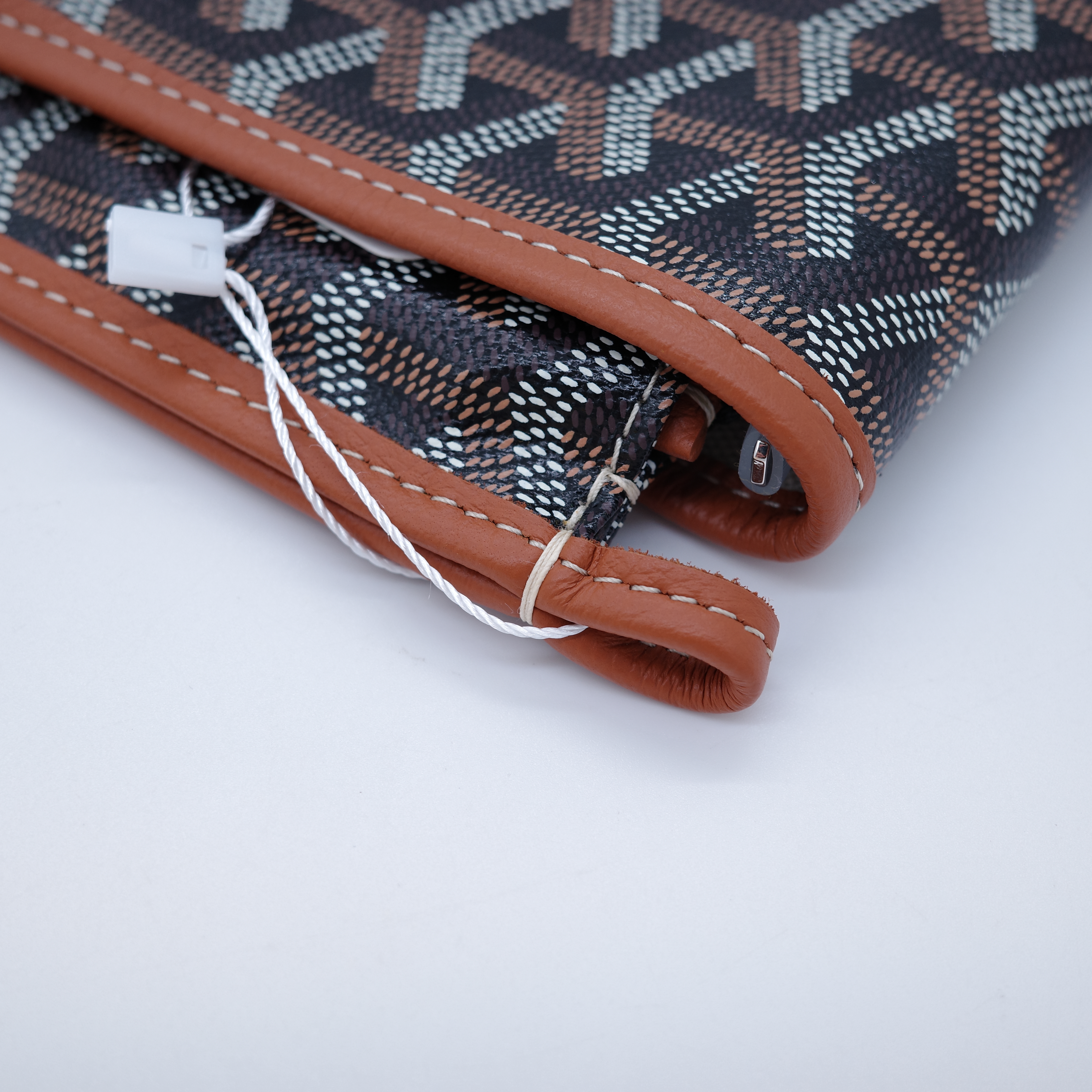 Goyard 戈雅 Plumet Pocket Wallet 肩背隨身錢包 棕色-4
