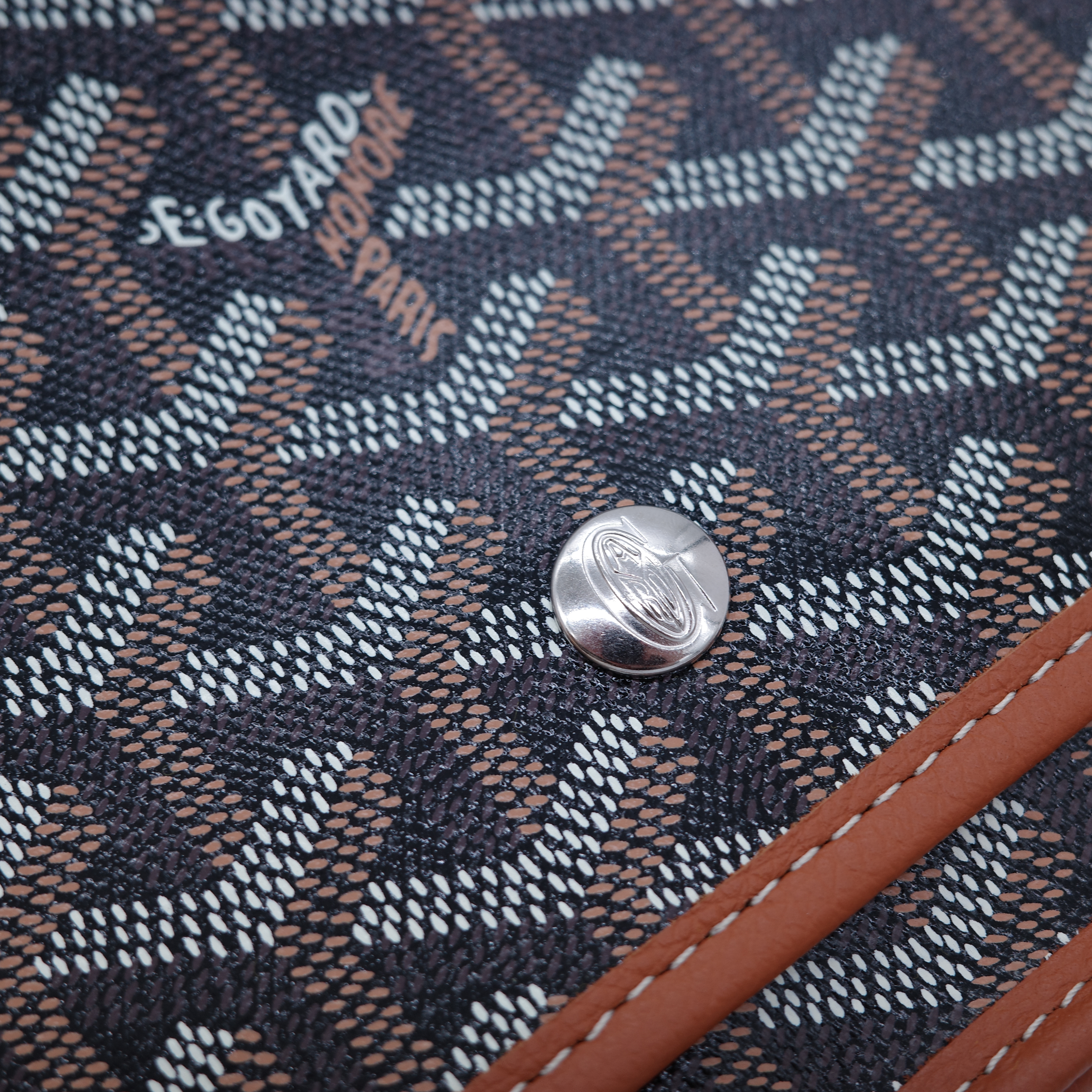 Goyard 戈雅 Plumet Pocket Wallet 肩背隨身錢包 棕色-6