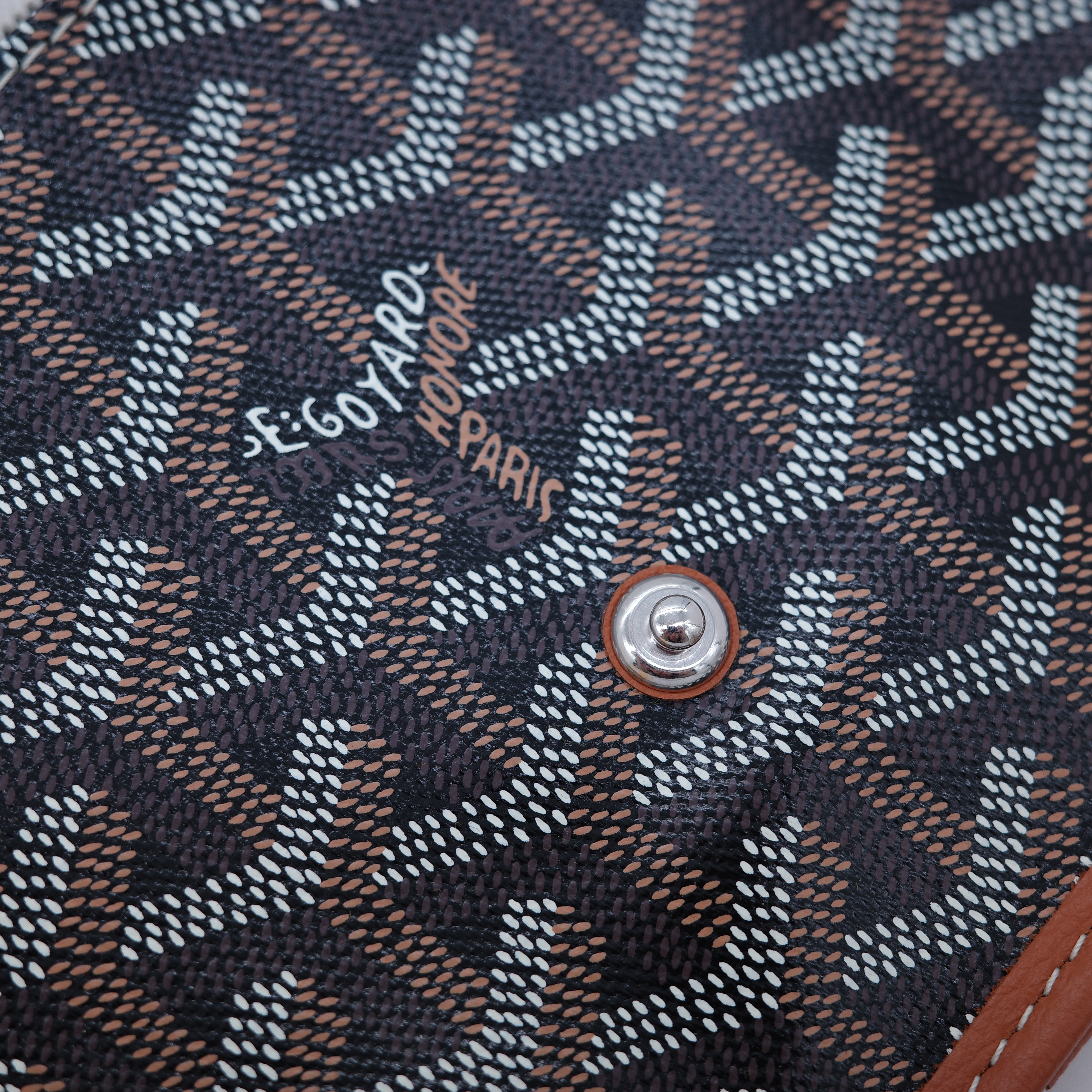 Goyard 戈雅 Plumet Pocket Wallet 肩背隨身錢包 棕色-7
