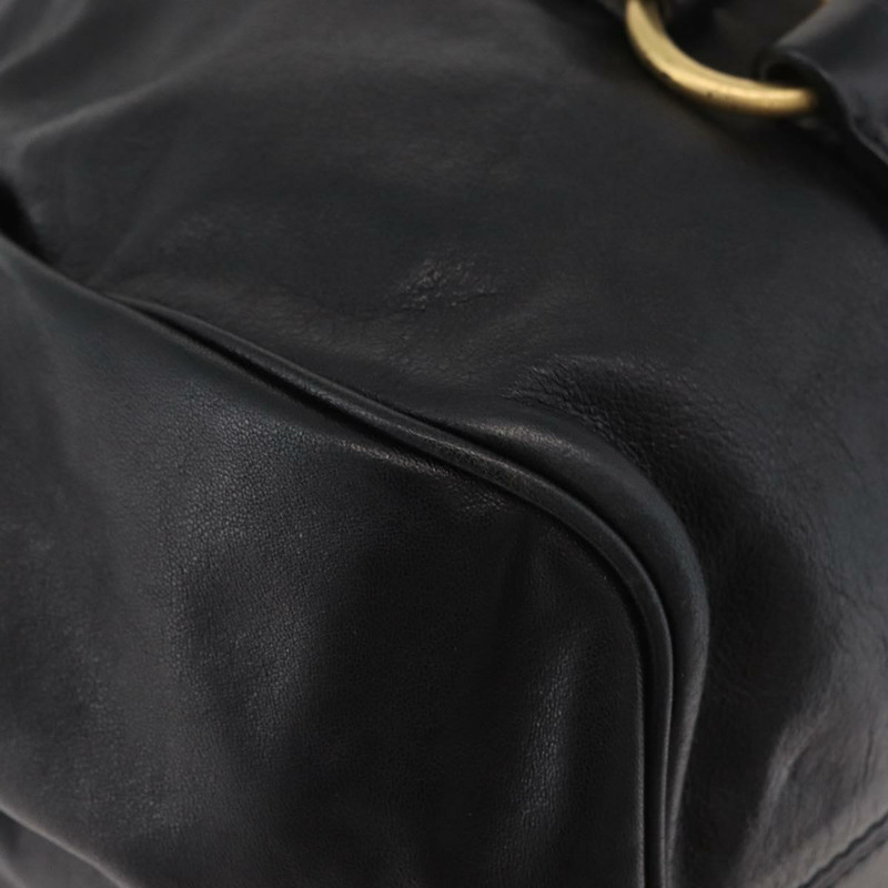 【日本直送】Miu Miu 手提包 皮革 兩用 黑色 金色 正品 yk20440SAM-8