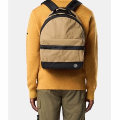 Stone Island 男士 帶口袋和加厚肩帶的背包均碼碼常-3