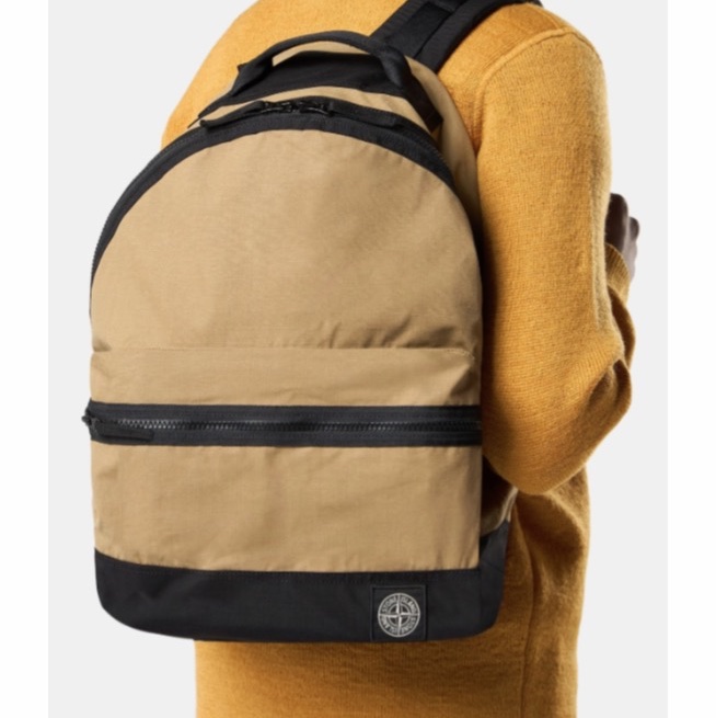 Stone Island 男士 帶口袋和加厚肩帶的背包均碼碼常-4