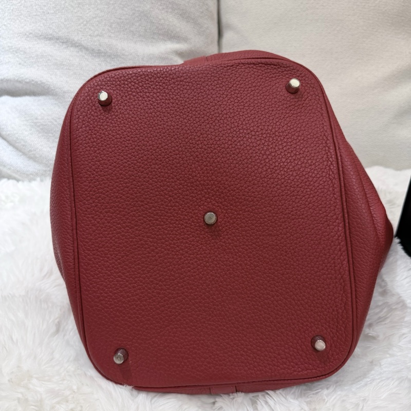 Hermes/ Picotin 26/ 紅/ 匡P-5