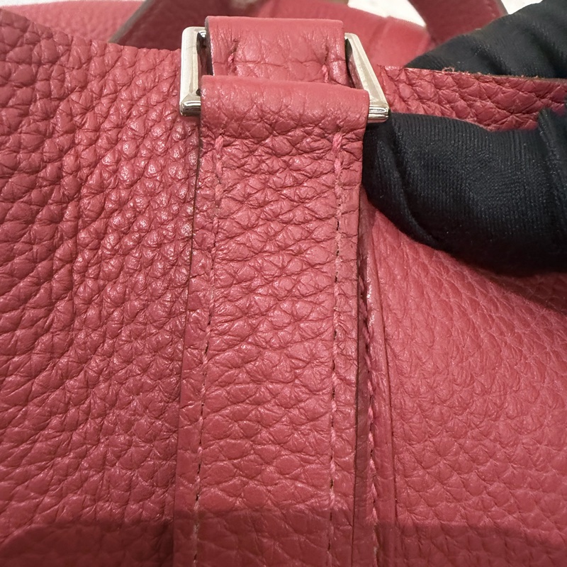 Hermes/ Picotin 26/ 紅/ 匡P-15