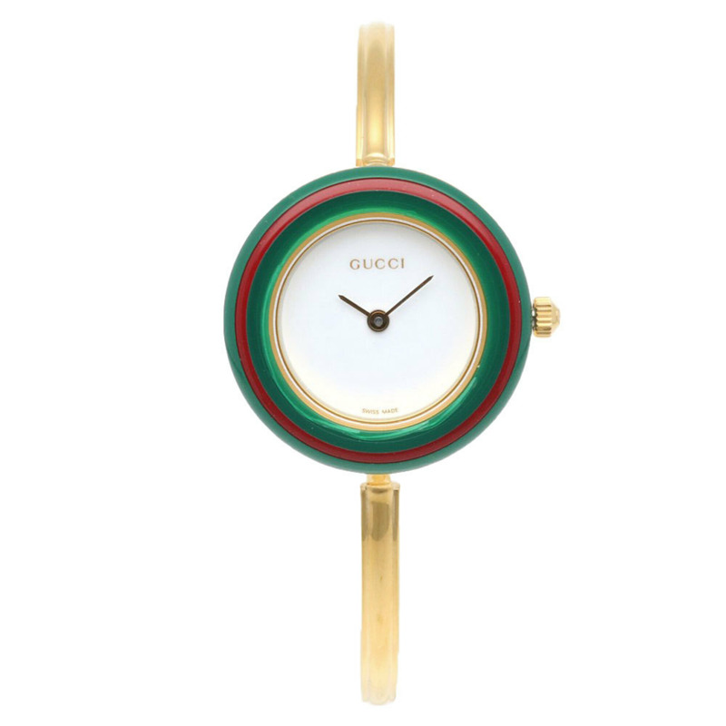Gucci 手錶,GP 11 12.2 石英女錶,GUCCI 可更換錶圈,12 種顏色。-7