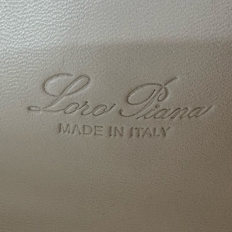 Loro Piana LP19手提單肩飯盒包 白金色 (二代扣)-4