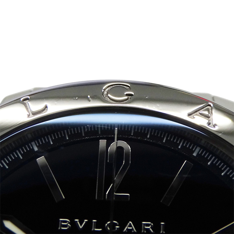 寶格麗 (Bulgari) 男士腕錶,品牌:計時自動上鍊 AT 不鏽鋼 SS BB41SCH 銀色/黑色-15