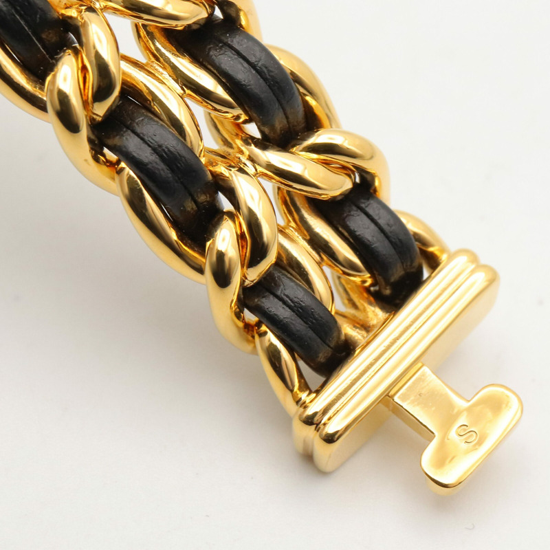 香奈兒 (Chanel) CHANEL Première S 女士腕錶,鍍金 (GP),皮革錶帶,黑色,H0001-11