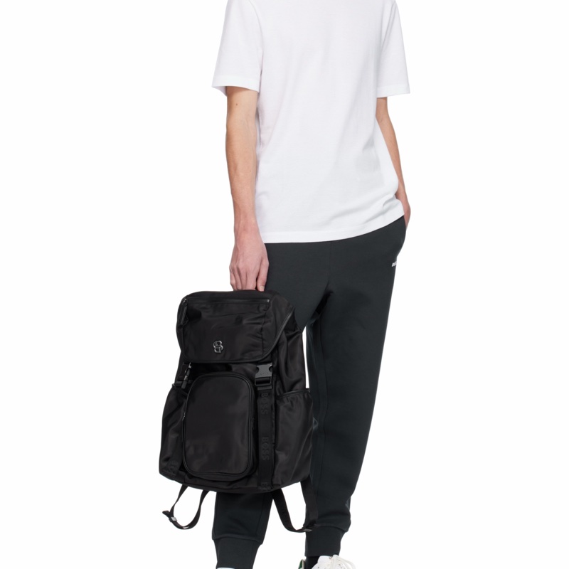 Hugo Boss 男士 Double Monogram 雙肩包均碼碼26.5cm*14cm*40.5cm-2