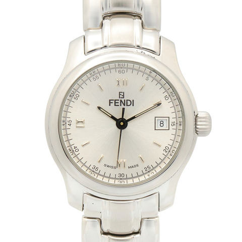 芬迪 (Fendi) 女士腕錶，不鏽鋼材質，銀色，210L