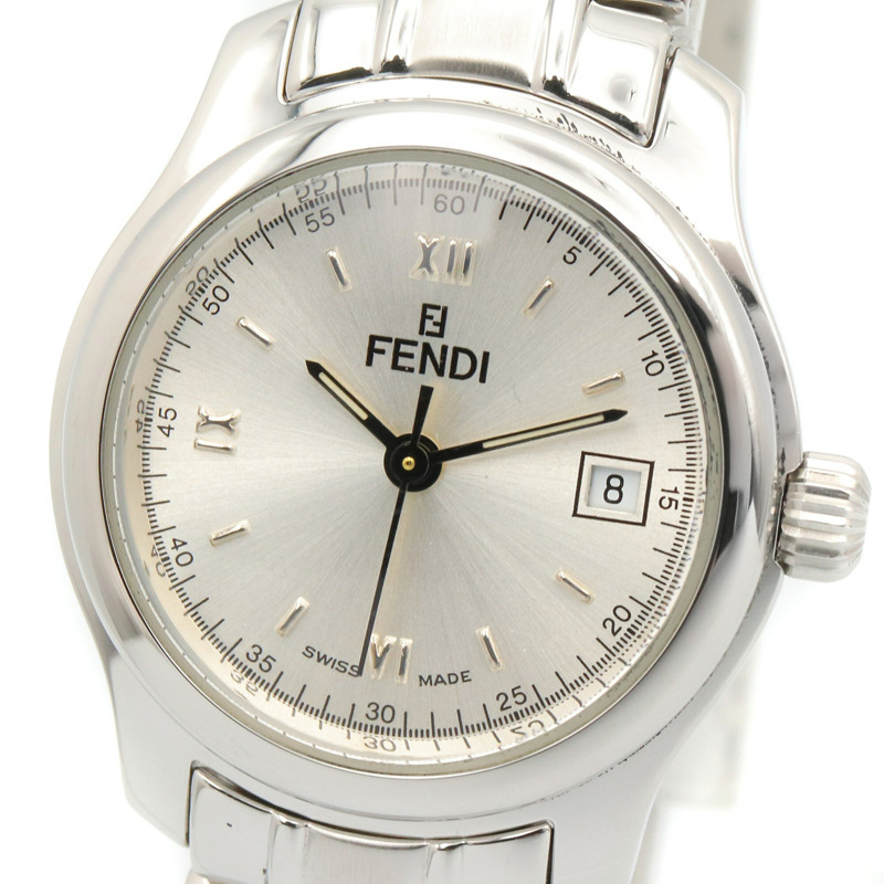 芬迪 (Fendi) 女士腕錶,不鏽鋼材質,銀色,210L-2