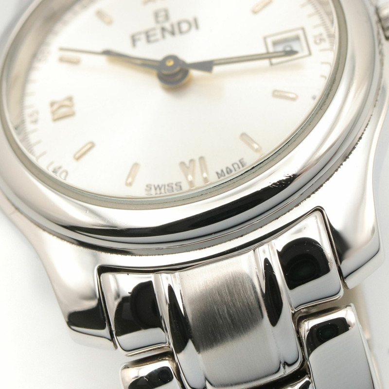 芬迪 (Fendi) 女士腕錶,不鏽鋼材質,銀色,210L-8