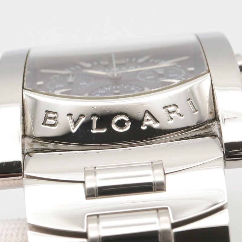 寶格麗 (Bulgari) Assioma Chrono 男士腕錶,不鏽鋼材質,灰色,型號 AA48SCH-12