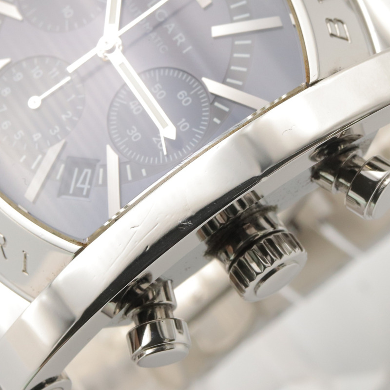 寶格麗 (Bulgari) Assioma Chrono 男士腕錶,不鏽鋼材質,灰色,型號 AA48SCH-14