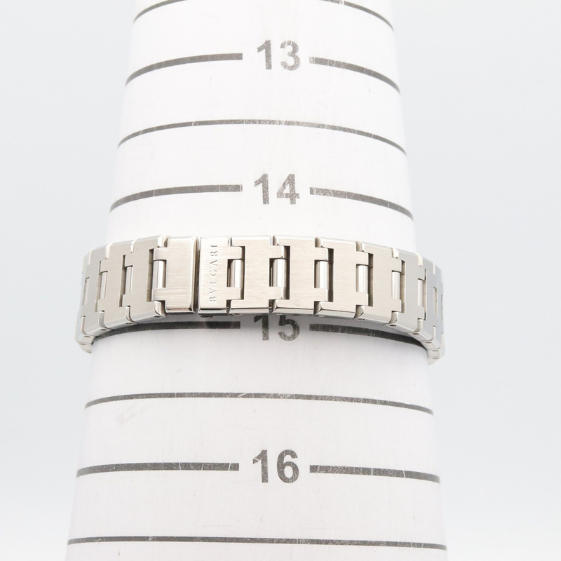 寶格麗 (Bulgari) Quadrato 系列腕錶，精鋼材質，女士款，黑色，型號 SQ22SS-6