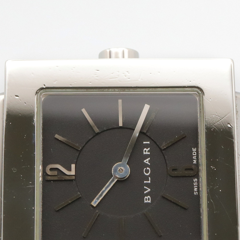 寶格麗 (Bulgari) Quadrato 系列腕錶，精鋼材質，女士款，黑色，型號 SQ22SS-9