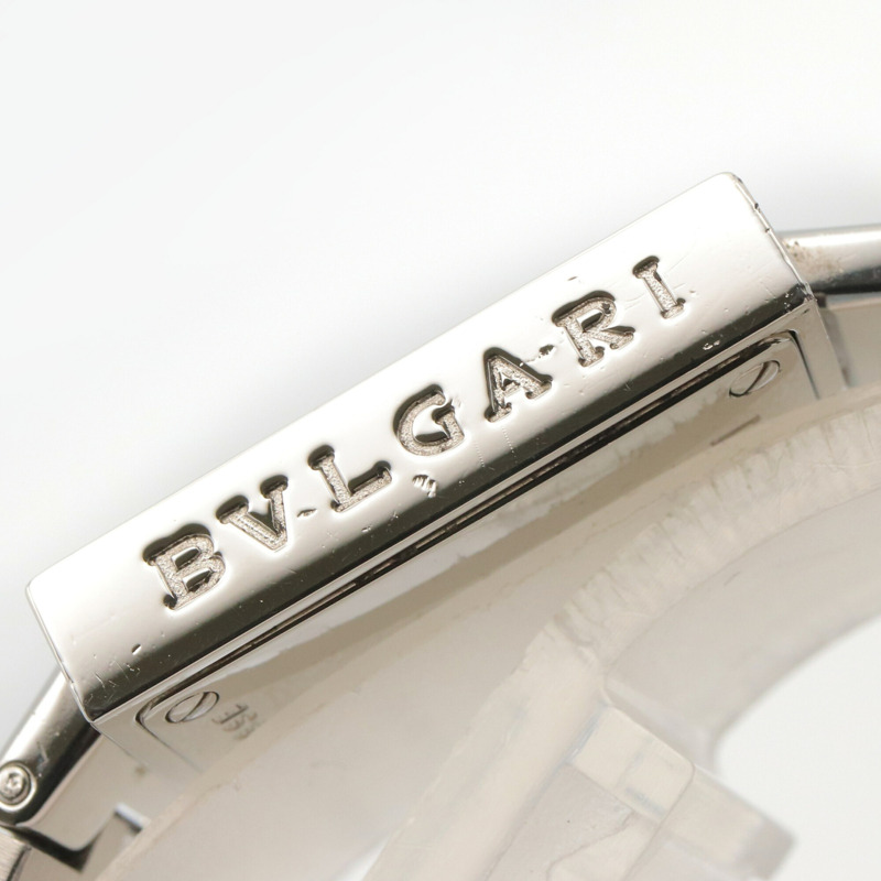 寶格麗 (Bulgari) Quadrato 系列腕錶，精鋼材質，女士款，黑色，型號 SQ22SS-10