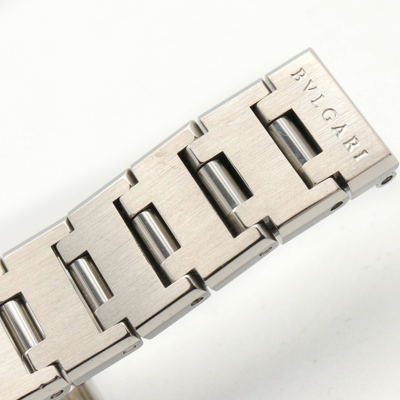 寶格麗 (Bulgari) Quadrato 系列腕錶，精鋼材質，女士款，黑色，型號 SQ22SS-13