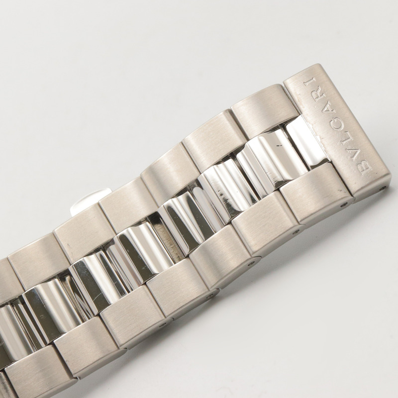 寶格麗 (Bulgari) Solo Tempo 系列腕錶,精鋼材質,男士腕錶,黑色,型號 ST37S-15