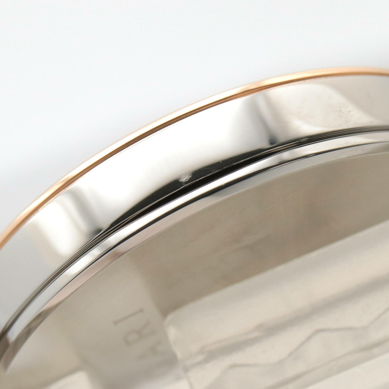 寶格麗 (BVLGARI) 女士腕錶，12 鑽，18K 玫瑰金 (PG) 精鋼，灰色錶盤，型號 BBP33SG-12